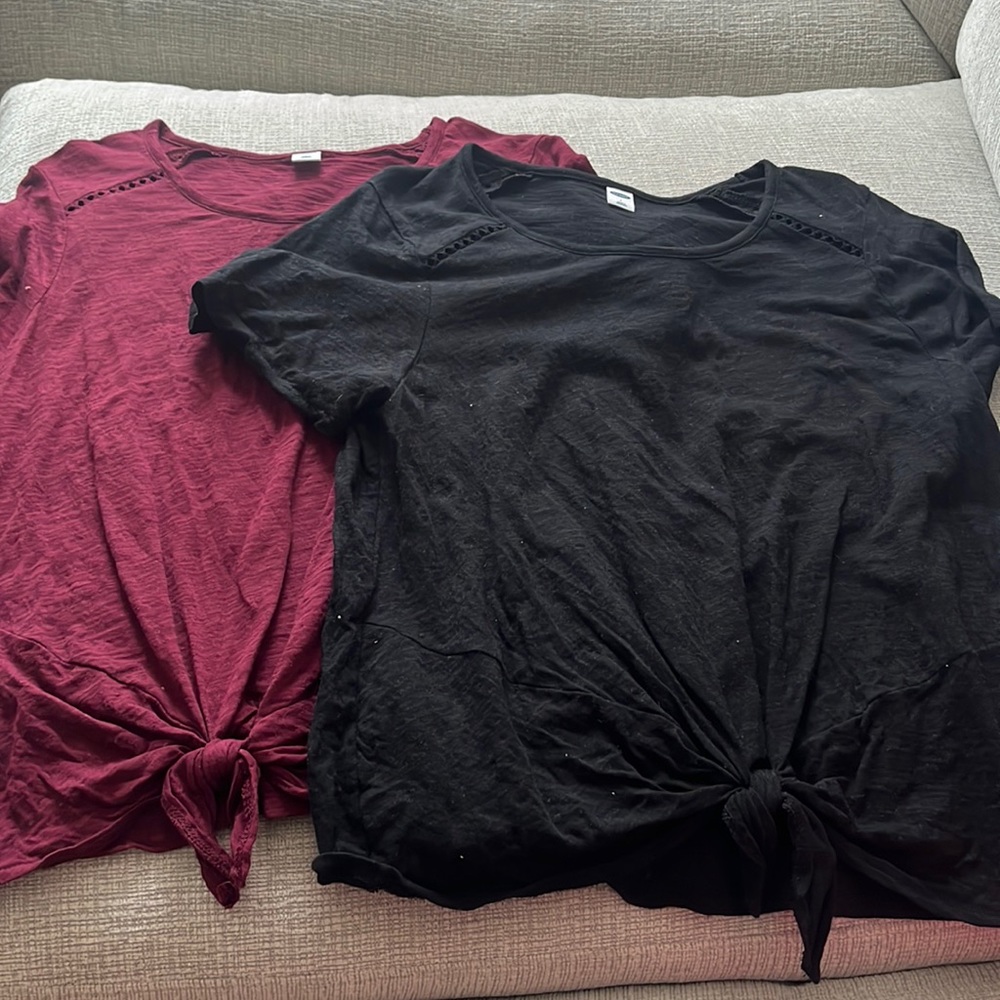 2 Old Navy short sleeve shirts